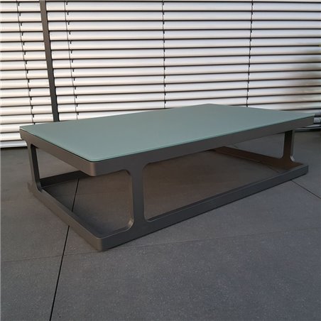 ICM Gartentisch Loungetisch Gartenmöbel Marseille Aluminium Anthrazit großer Tisch ICM Gartentisch Loungetisch Gartenmöbel Marseille Aluminium Anthrazit großer Tisch