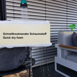 ICM Gartenlounge Gartenmöbel Menton Aluminium weiß Quick dry foam ICM Gartenlounge Gartenmöbel Menton Aluminium weiß Quick dry foam