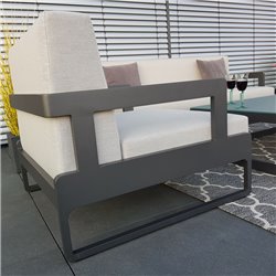 Garden lounge set sillón antracita Marsella Garden lounge set sillón antracita Marsella