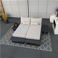 ICM salon de jardin salon meubles Grenoble aluminium alu anthracite module ensemble mobilier de jardin Bain de soleil ICM salon de jardin salon meubles Grenoble aluminium alu anthracite module ensemble mobilier de jardin Bain de soleil