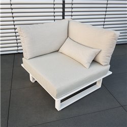 ICM garden lounge lounge furniture Grenoble aluminum alu anthracite 1-seater module modular ICM garden lounge lounge furniture Grenoble aluminum alu anthracite 1-seater module modular