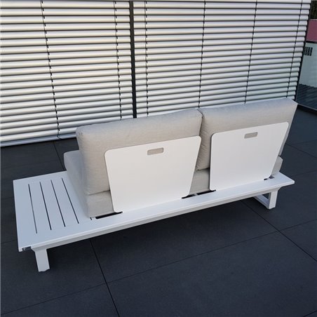 ICM garden lounge lounge furniture Grenoble aluminum alu anthracite module set garden furniture Daybed sun lounger ICM garden lounge lounge furniture Grenoble aluminum alu anthracite module set garden furniture Daybed sun lounger