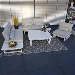 Salon de jardin salon de jardin Grenoble module aluminium anthracite luxe exclusif Salon de jardin salon de jardin Grenoble module aluminium anthracite luxe exclusif